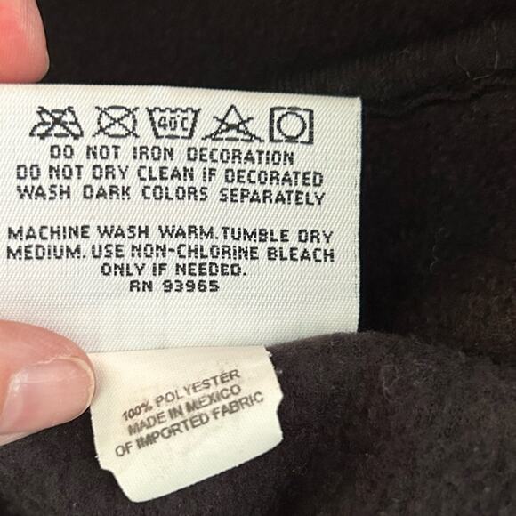 Dale Earnhardt Competitor’s View Vintage Zip Up Black Fleece Vest Size Large - Picture 8 of 9